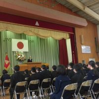 福島市立渡利中学校平成30年度第72回入学式