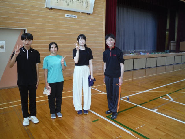 
スポーツ・レクリエーション（インターン生と）