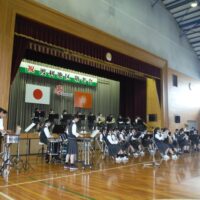 令和7年度第50回渡利地区敬老会（福島県立福島南高等学校吹奏楽部のみなさん）