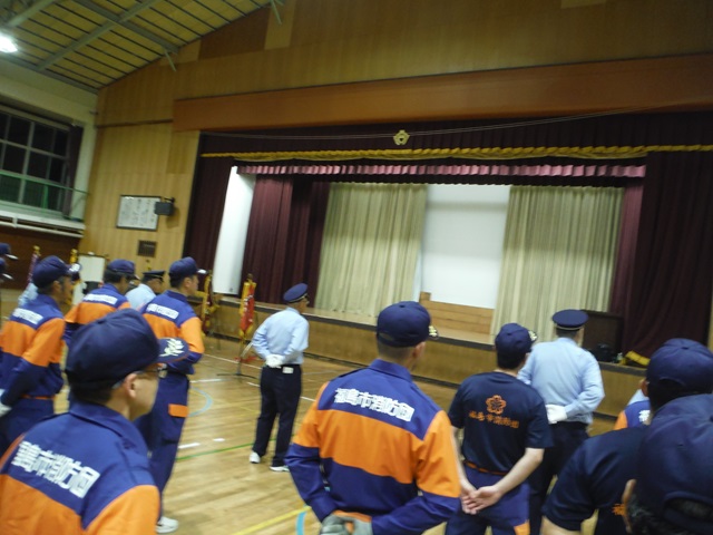 令和7年度福島市消防団第二方面隊規律訓練