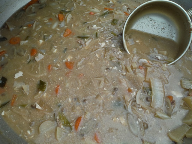 渡利第三区町内会の芋煮会