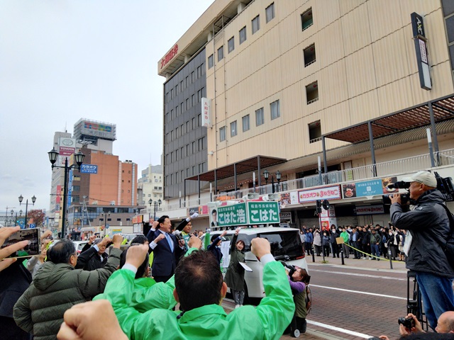 木幡浩候補の第一声