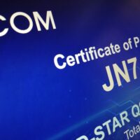 D-STAR QSO PARTY 2025の参加証