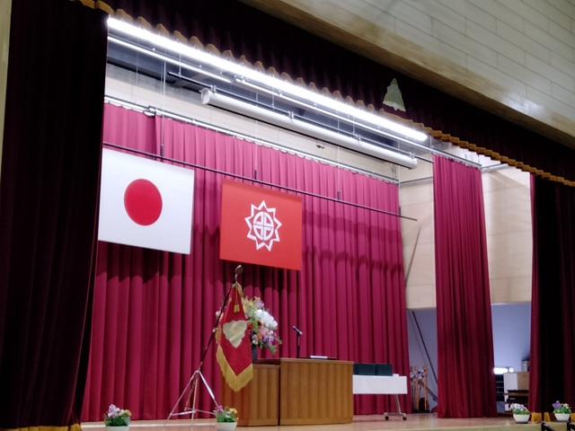 福島市立渡利中学校令和7年度第79回卒業証書授与式