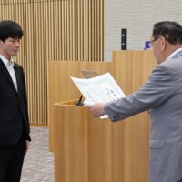 福島市議会6月定例会議(全国市議会議長会表彰状伝達式)
