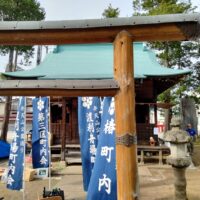 七社宮神社の祭礼式典の準備