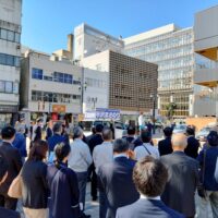 自由民主党公認半沢まさのり候補の第一声
